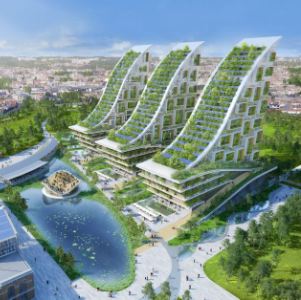 Tre foreste verticali per il nuovo eco-quartiere di Bruxelles