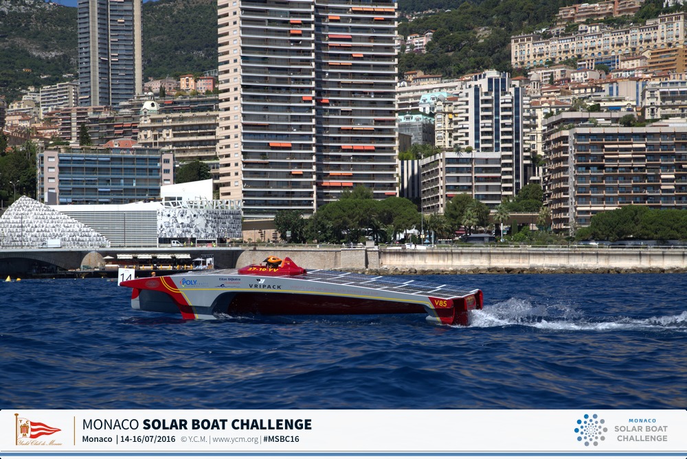 Monaco solar boat challenge 2017