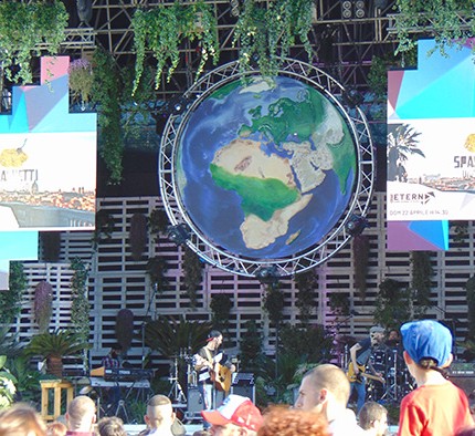 Giornata della Terra palco