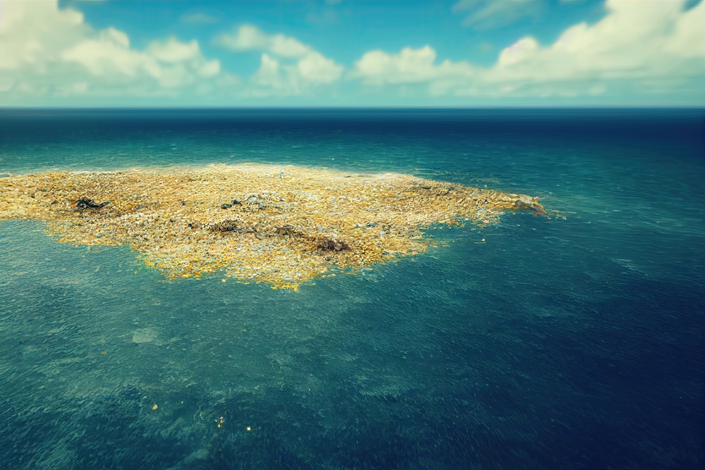 isola di spazzatura del Pacifico
