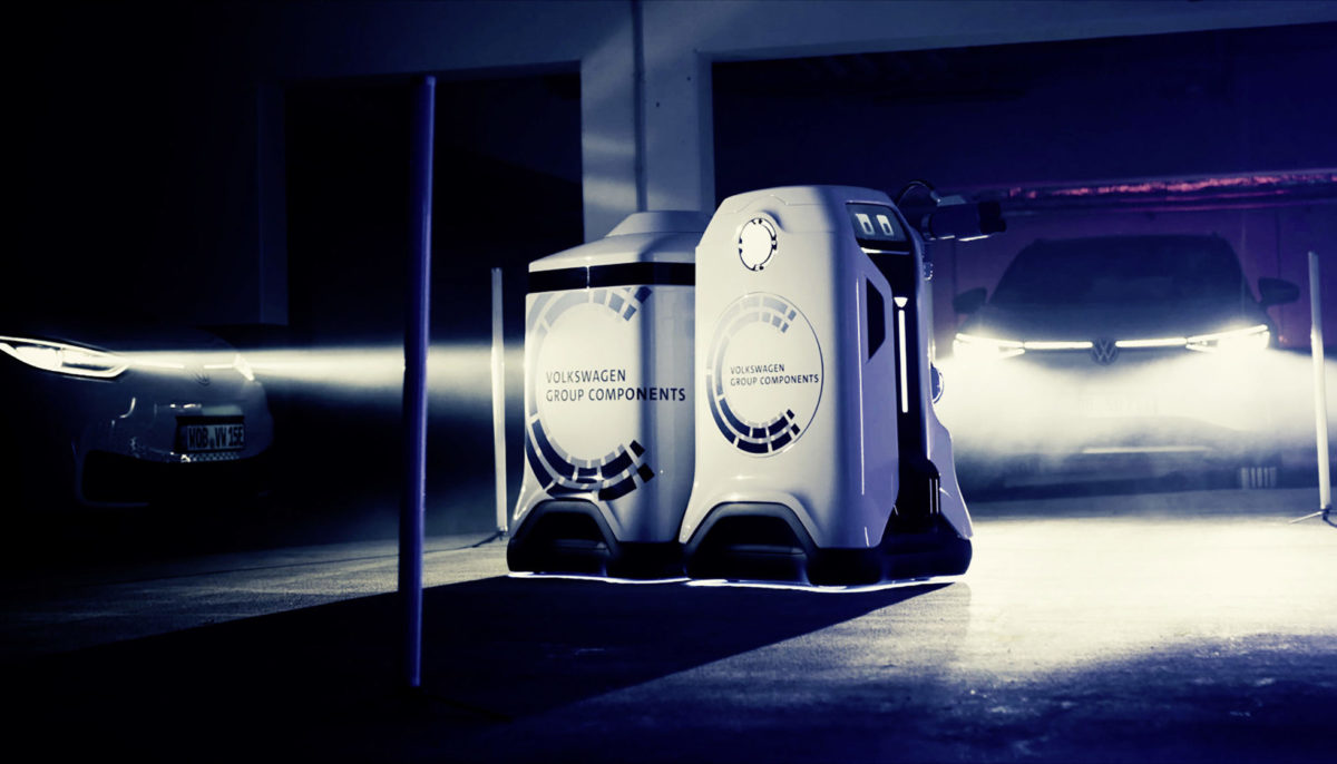 robot di ricarica mobile
