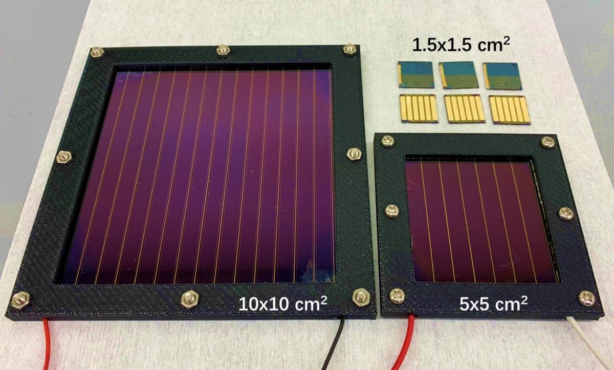 Moduli solari in perovskite