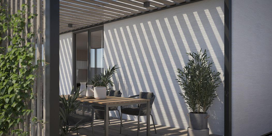 Quartiere net zero energy - Gli interni - courtesy of Mighty Building