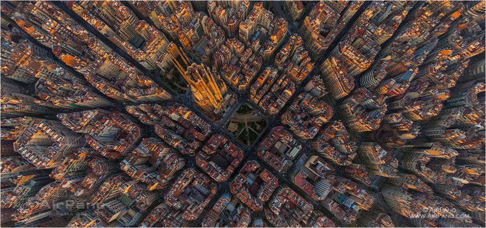 Pianificazione urbana - quattro modelli - Credits: Airpano