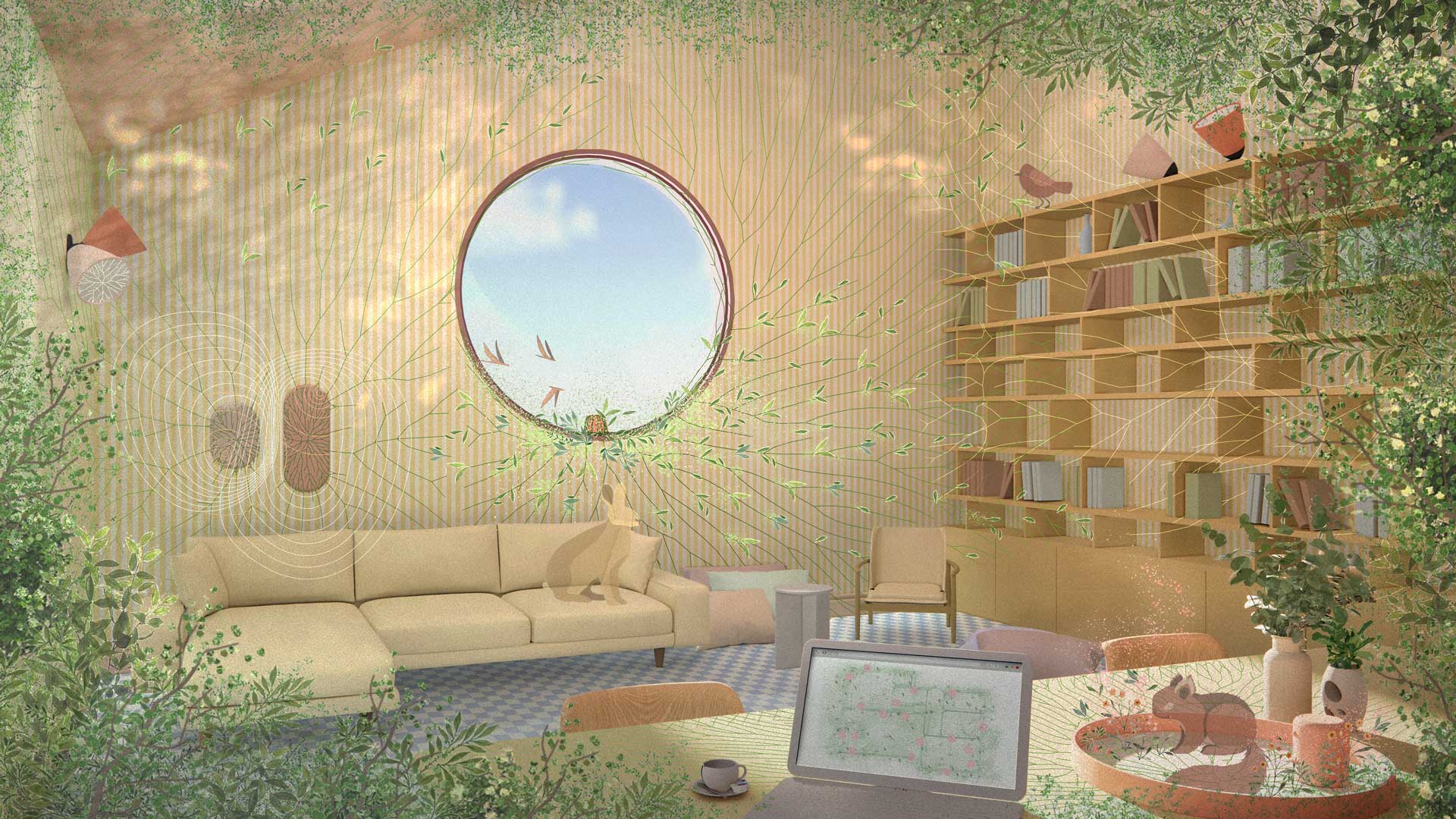homeforest smart working ma nella foresta