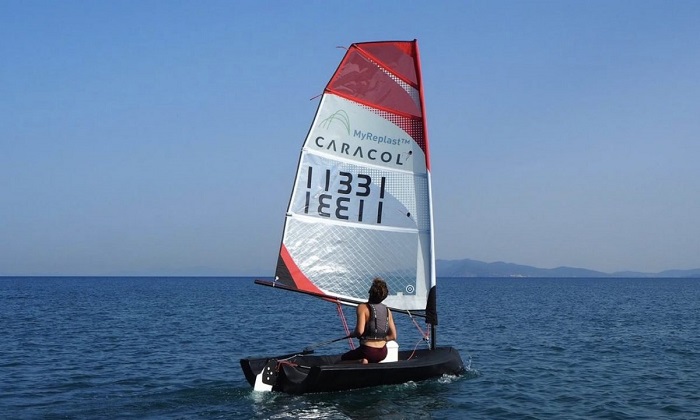 barca a vela stampata in 3d