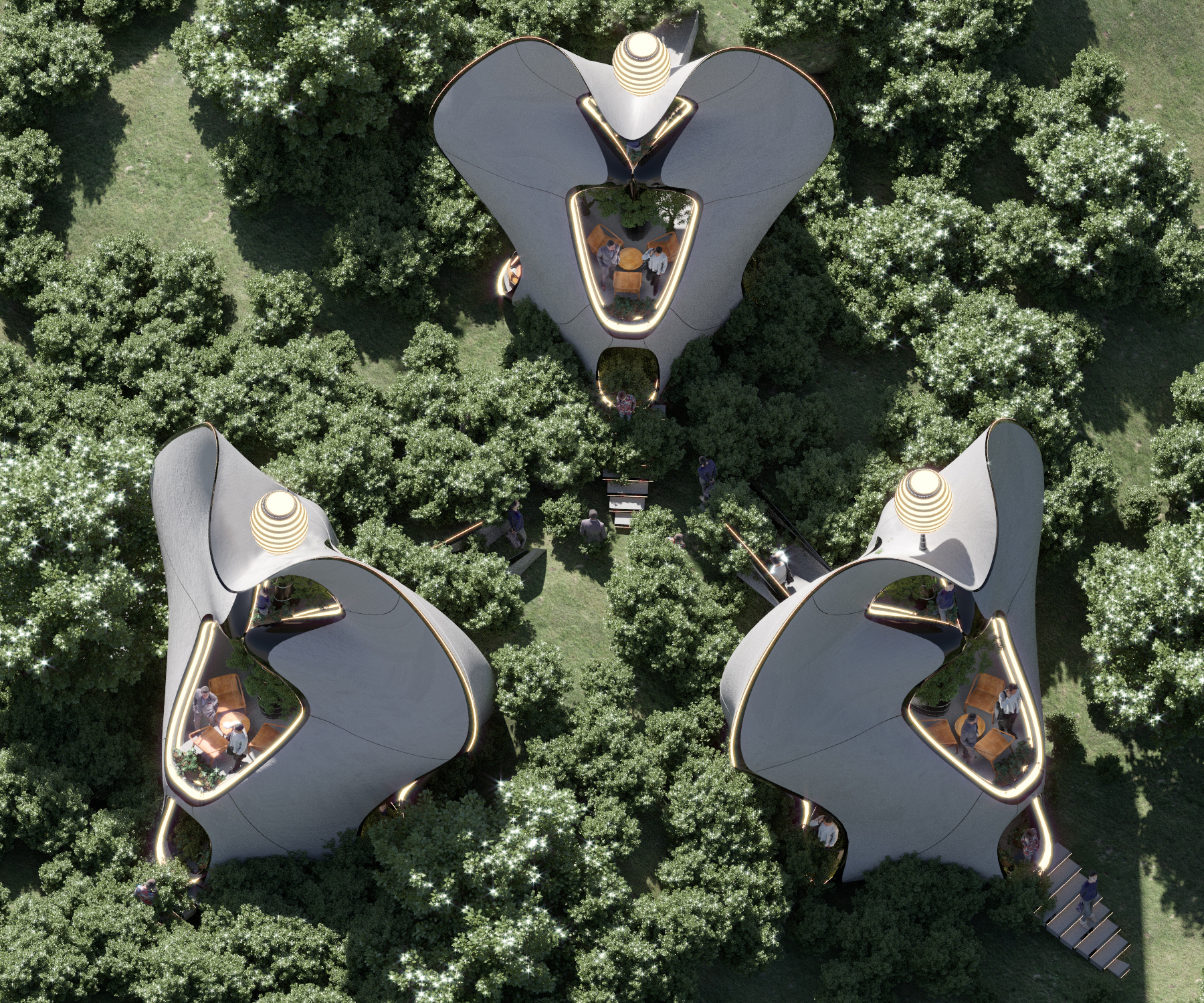Exosteel i moduli in acciaio stampato in 3D - credits Mask Architects