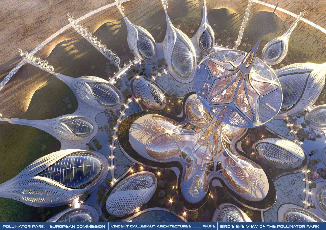 Rinnovabili • Pollinator Park - credit photo and rendere Vincent Callebaut Architects and European Commission