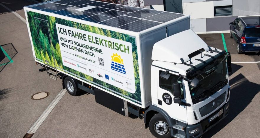 Rinnovabili • camion elettrico fotovoltaico