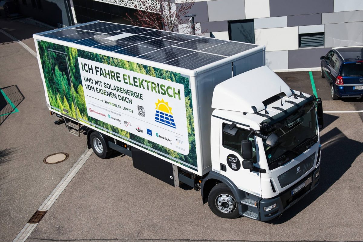 camion elettrico fotovoltaico