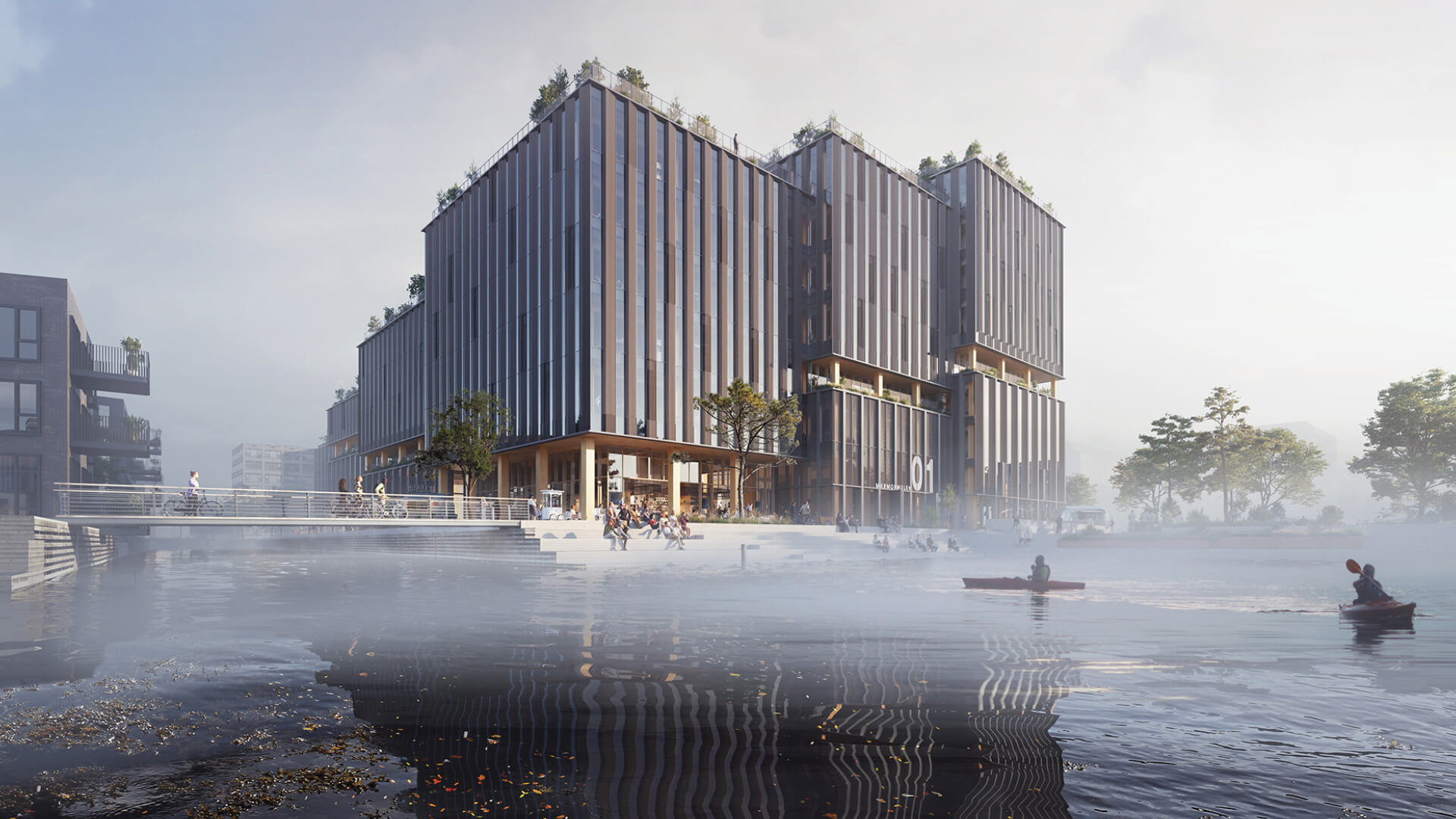 Edifici in legno, il Marmormolen credits photo Henning Larsen – Sora