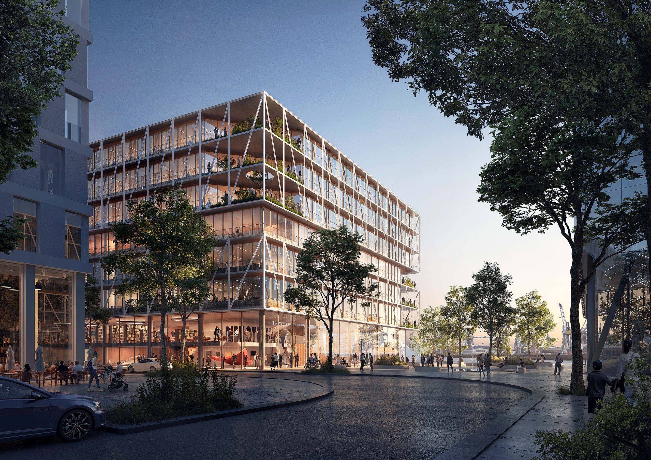 credits: HafenCity project by CF Møller Architects
