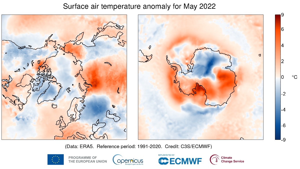 Record di temperatura: maggio bollente per l’Europa mediterranea