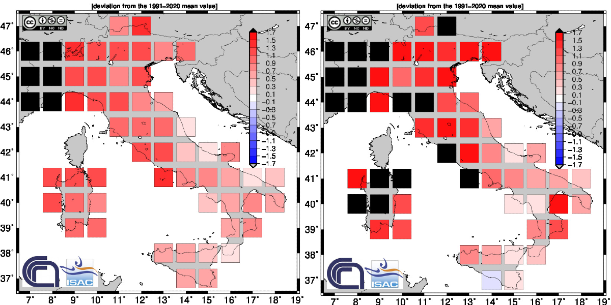 Record di caldo in Italia (dopo il 2003): l’estate 2022 segna +2,06°C