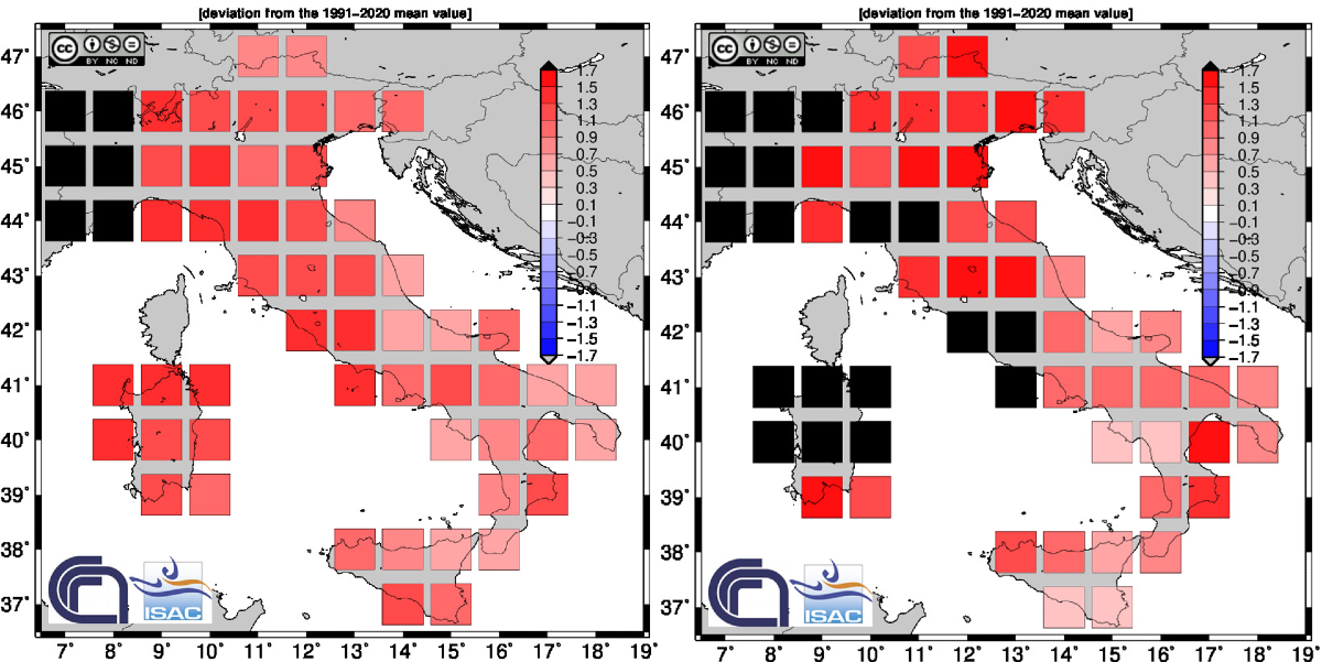 L’anno più caldo di sempre in Italia: il 2022 segna +1,15°C