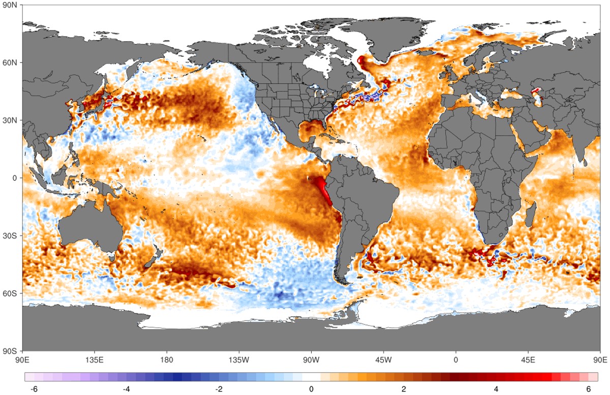 Caldo record oceani: nuovo primato con 21,1°C