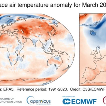 Rinnovabili • Riscaldamento globale: è stato il 2° marzo più caldo di sempre
