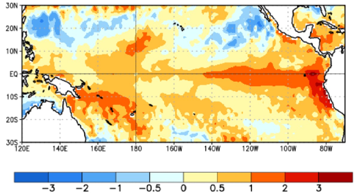 Ritorno di El Niño: ora è ufficiale, il picco in inverno