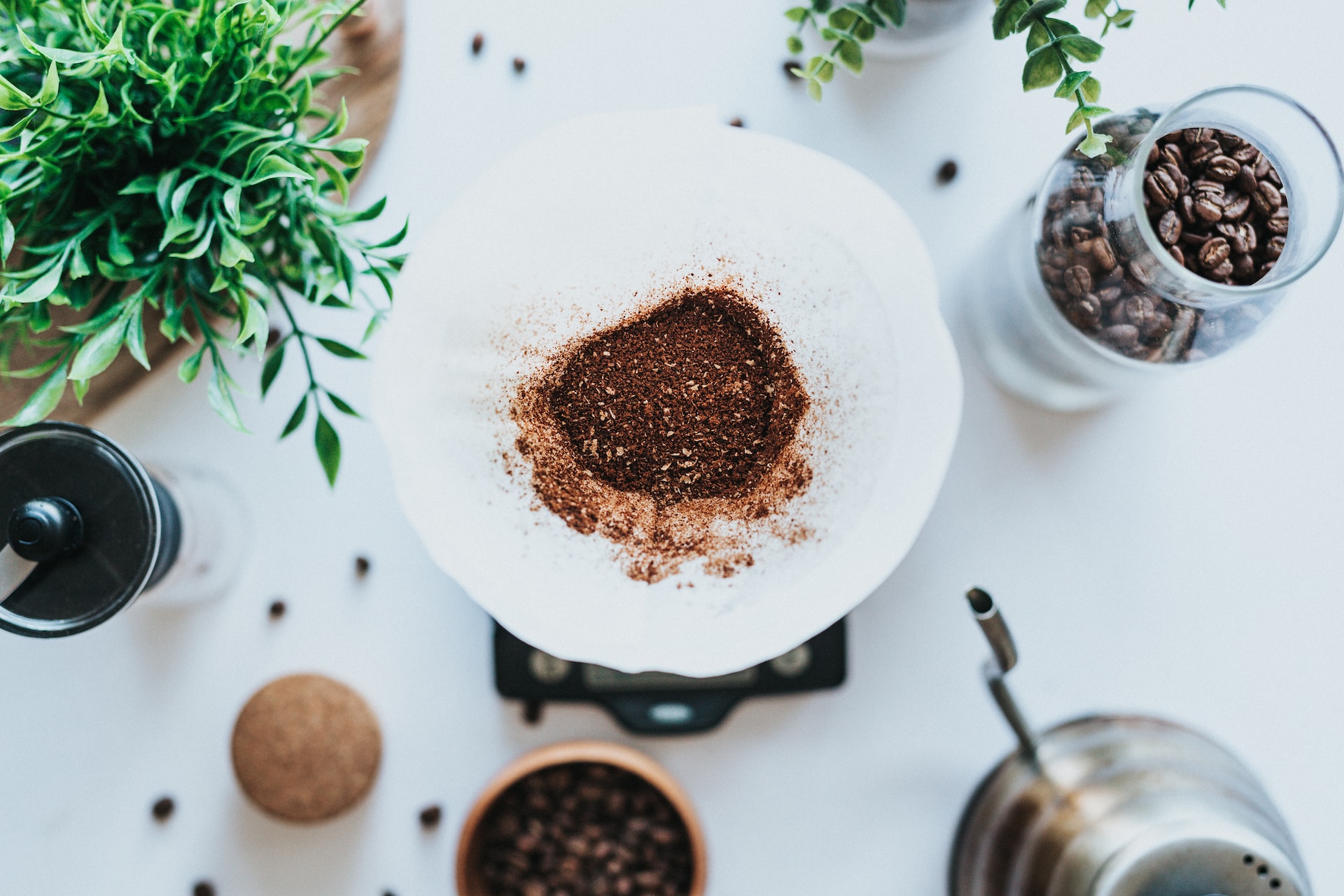 riutilizzare i fondi del caffè