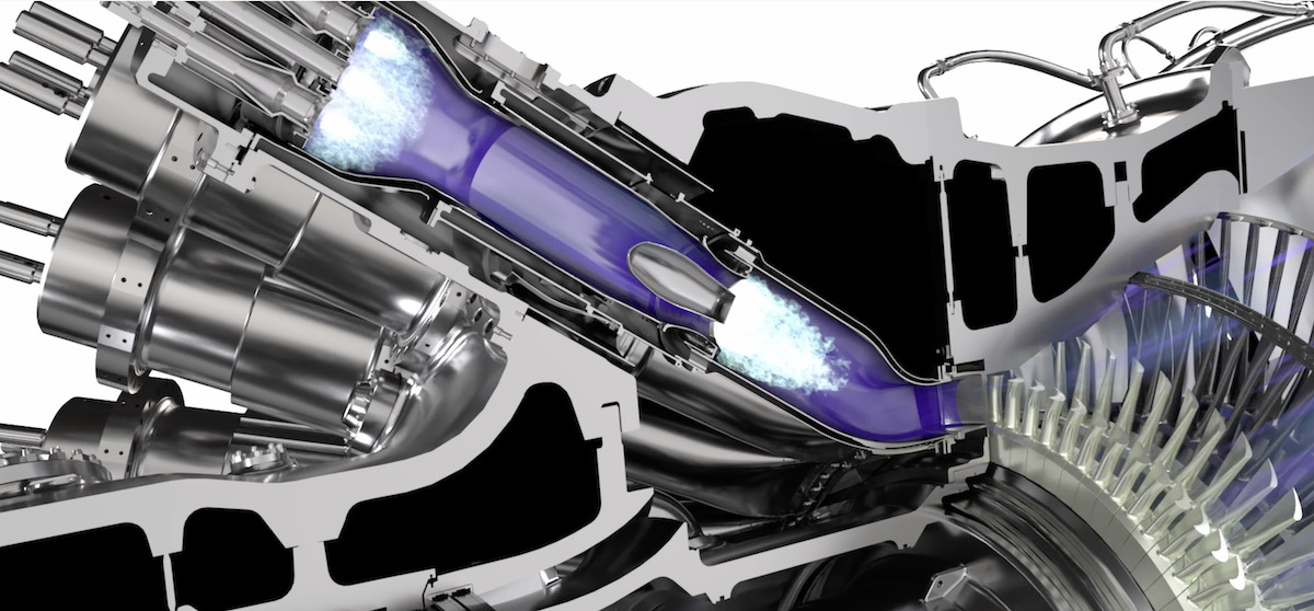 turbina a gas di Ansaldo idrogeno