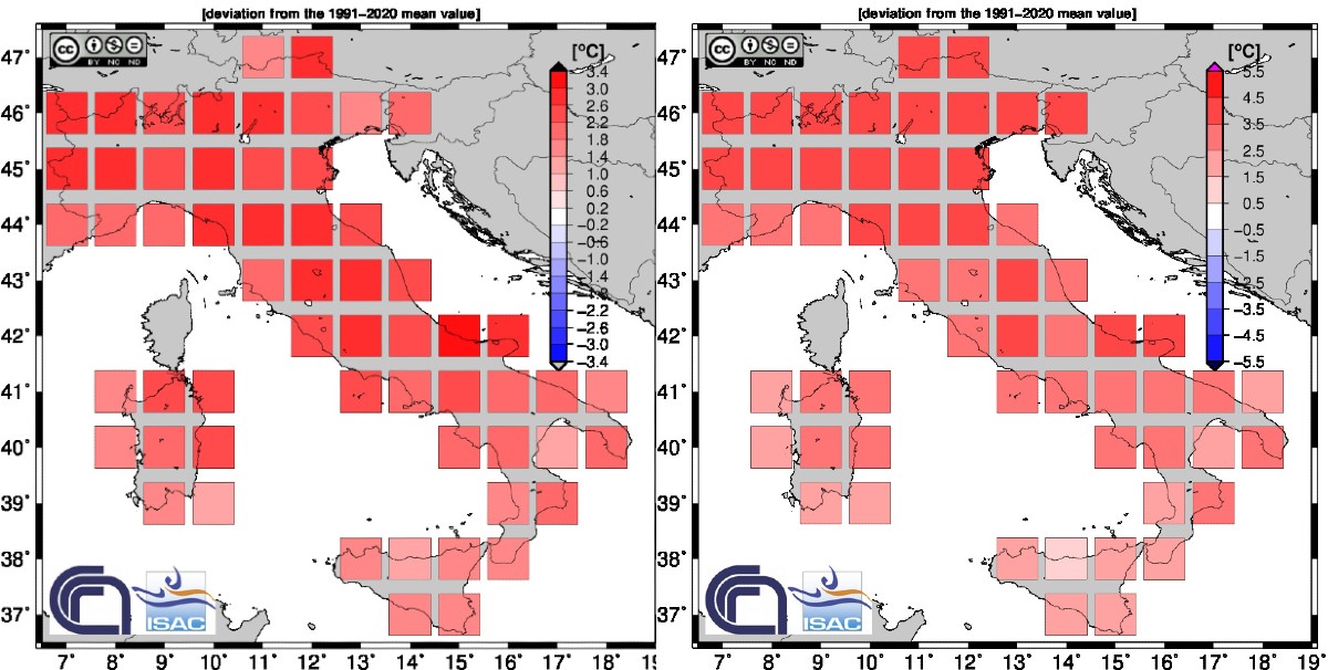 Riscaldamento globale Italia: inverno più caldo da 220 anni