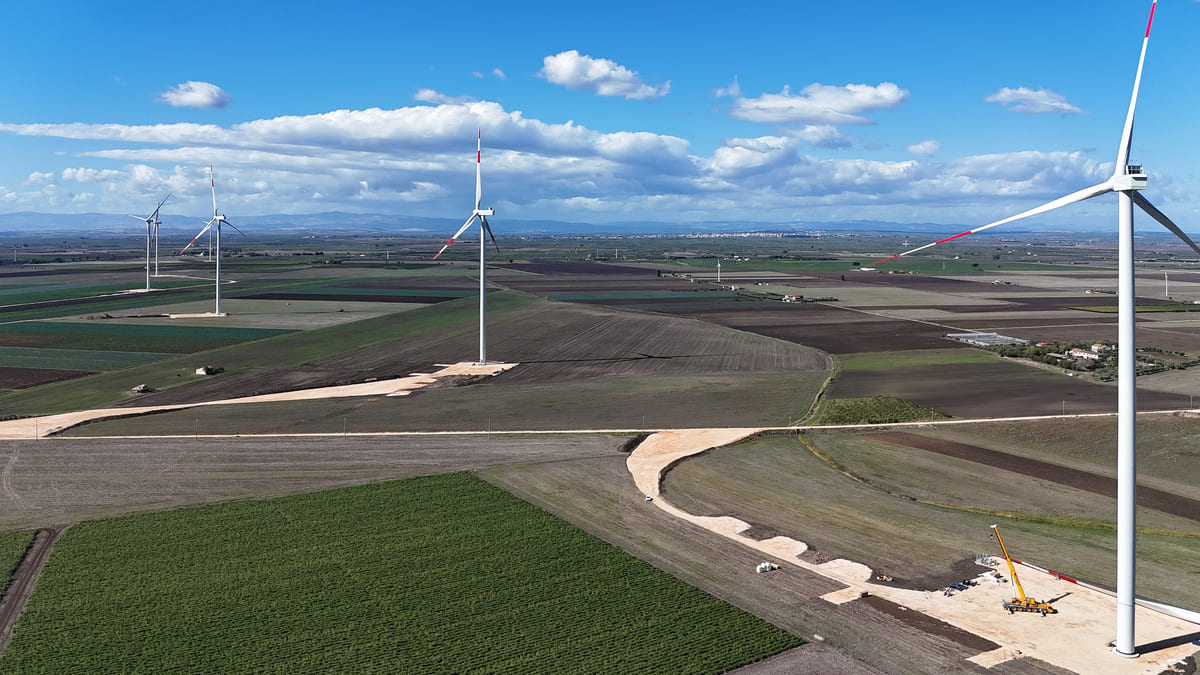 RWE mette in esercizio un parco eolico da 54 megawatt in Puglia
