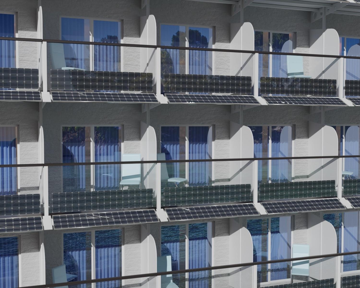 Navi da crociera fotovoltaiche, la configurazione più vantaggiosa