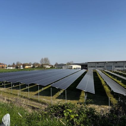 Rinnovabili • impianto fotovoltaico a Tricerro, in Piemonte.