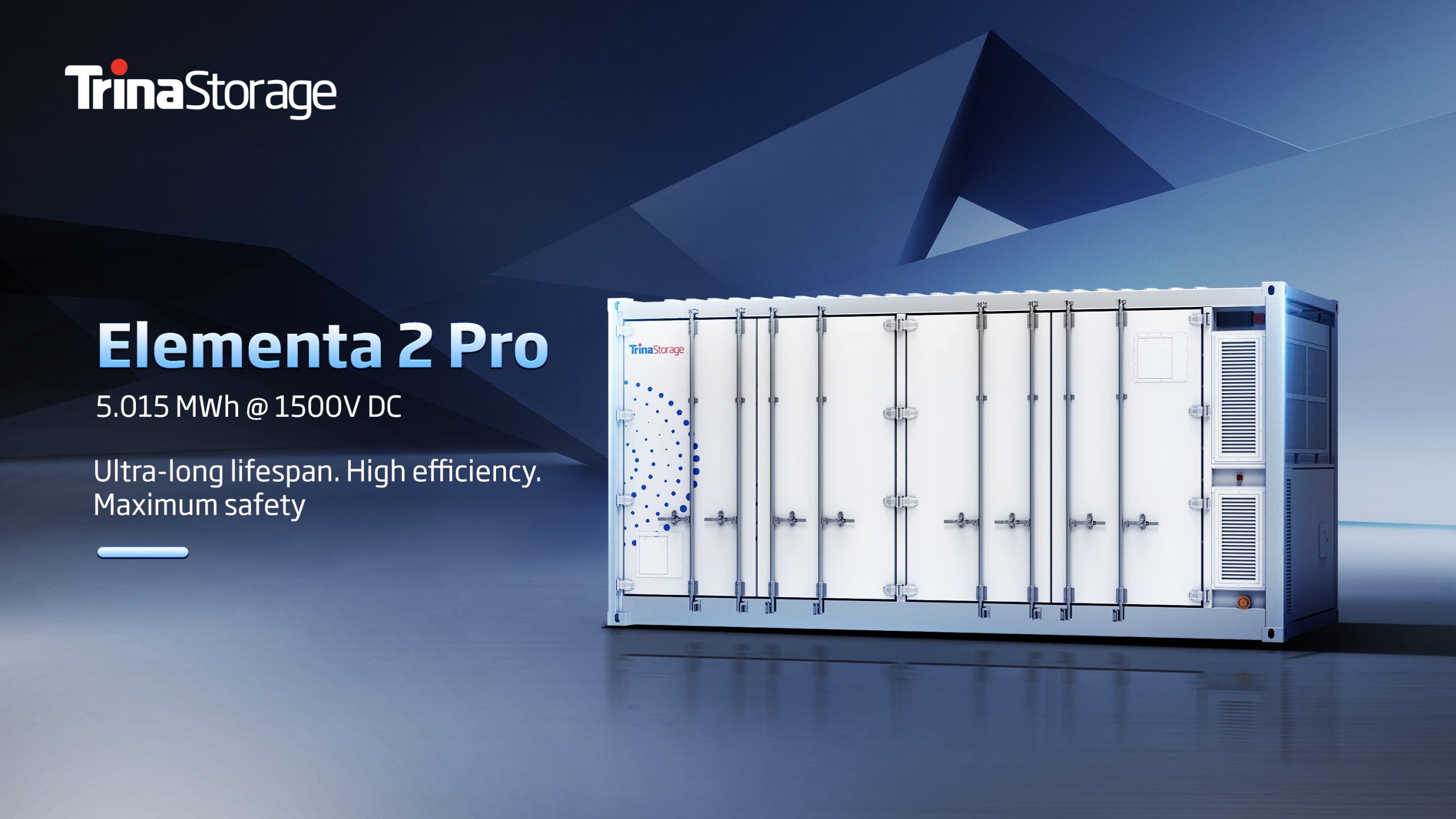 Trina Storage lancia Elementa 2 Pro, la nuova soluzione per l'accumulo energetico per la transizione energetica