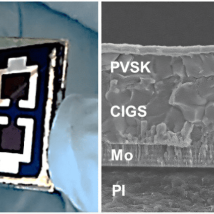Rinnovabili • Leggere ed efficienti, le celle solari perovskite-CIGS segnano il record