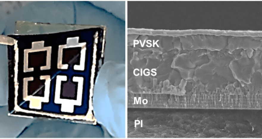 Rinnovabili • Leggere ed efficienti, le celle solari perovskite-CIGS segnano il record
