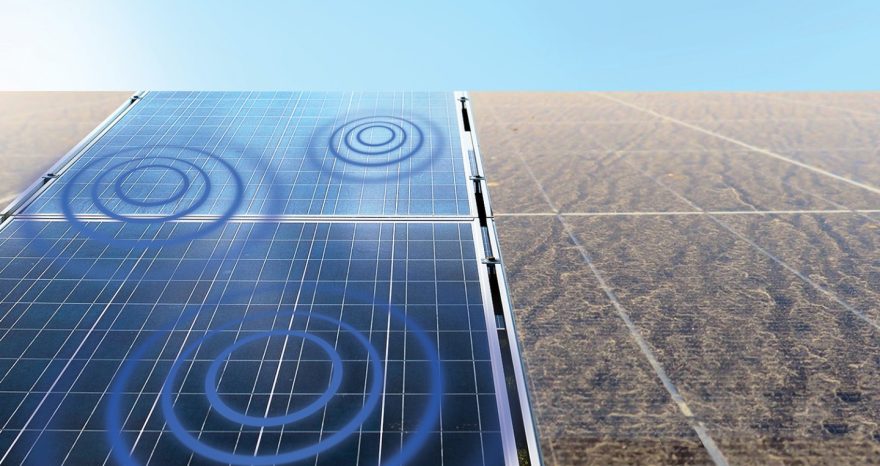 Rinnovabili • Pulire i grandi impianti con le vibrazioni sonore