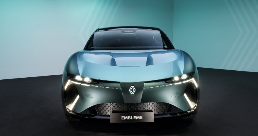 Rinnovabili • Renault Emblème riduce le emissioni del 90%. A fine vita? Quasi tutto riciclabile