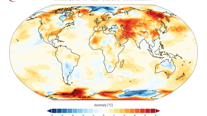 Rinnovabili • Copernicus: aprile 2025, il secondo aprile più caldo a livello globale