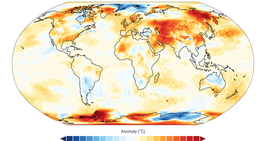Rinnovabili • Copernicus: aprile 2025, il secondo aprile più caldo a livello globale