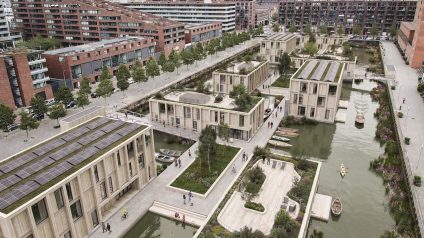 Rinnovabili • Quartiere galleggiante a basso costo: al via Spoorweghaven