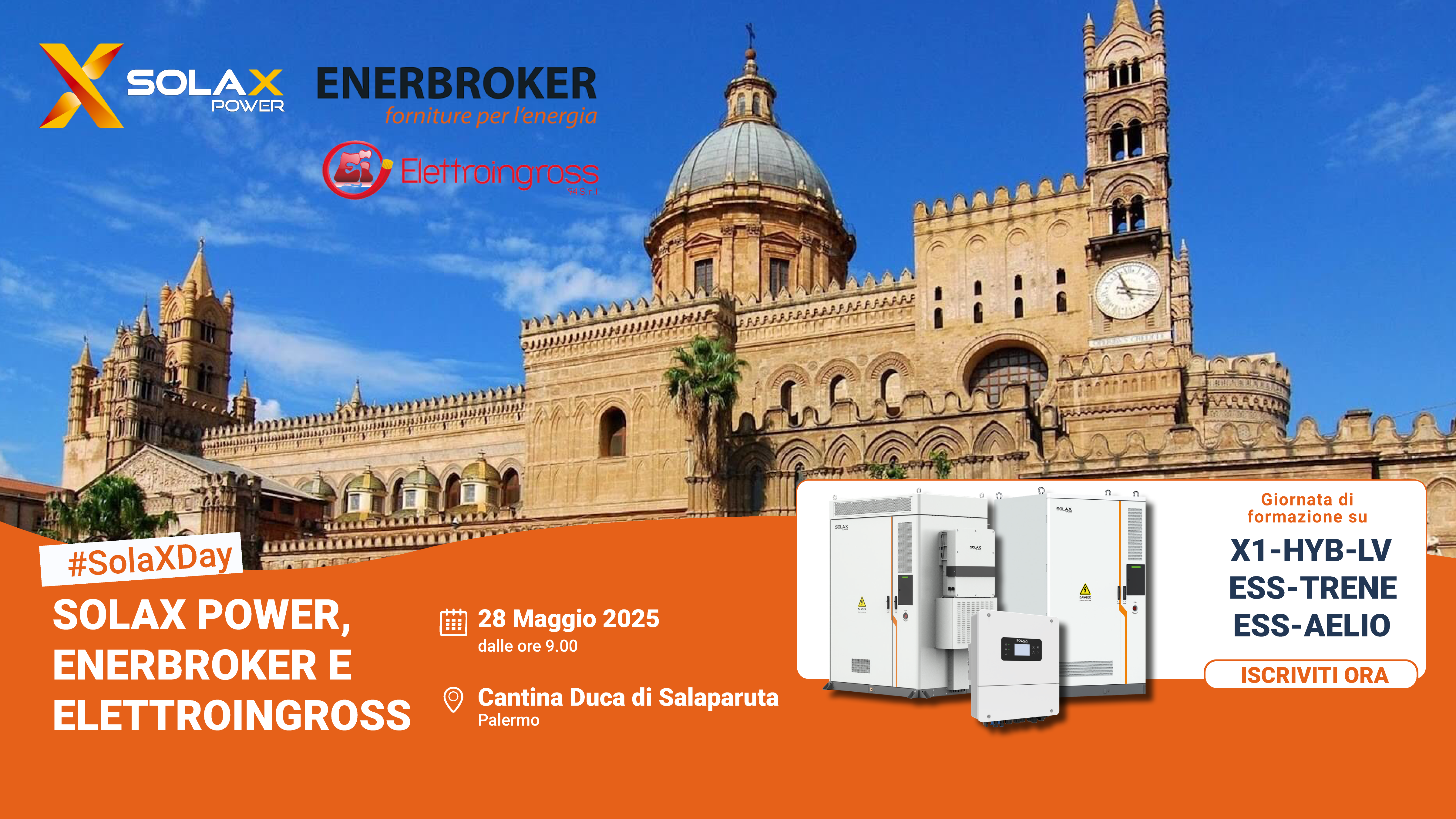 Rinnovabili • SolaX Power ed EnerBroker insieme in Sicilia per una giornata formativa dedicata al fotovoltaico