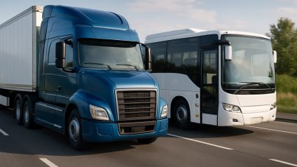 Rinnovabili • Mezzi pesanti elettrici: camion e autobus verso la transizione