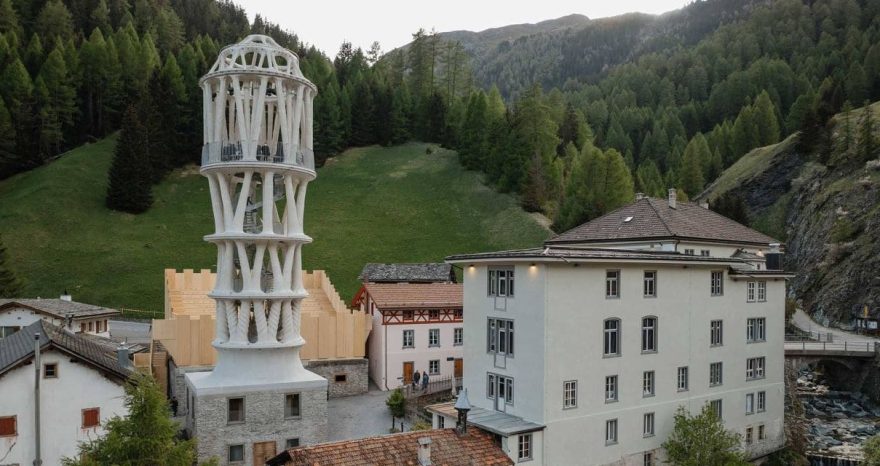 Rinnovabili • Completata la Torre stampata in 3D più alta al mondo