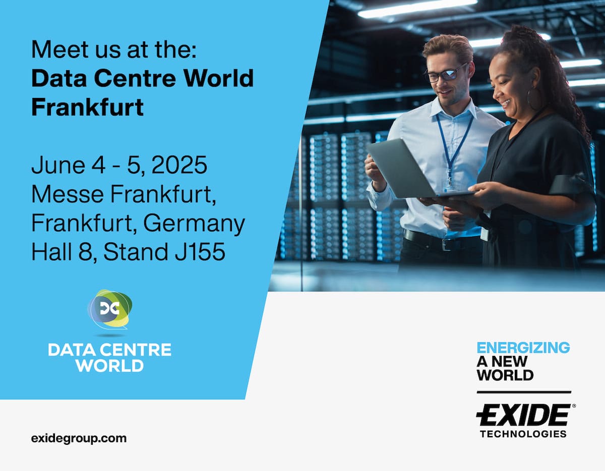 Rinnovabili • Exide Technologies presenta al Data Centre World le ultime  soluzioni di accumulo per data center  