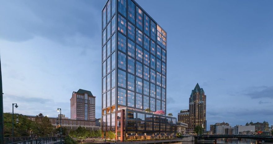 Rinnovabili • Grattacielo in legno più alto al mondo: tris per Milwaukee