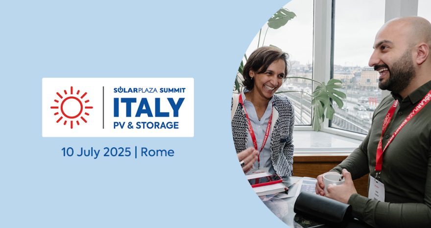 Rinnovabili • Solarplaza Summit Italy: Solar and Storage, a Roma il vertice chiave su fv e BESS