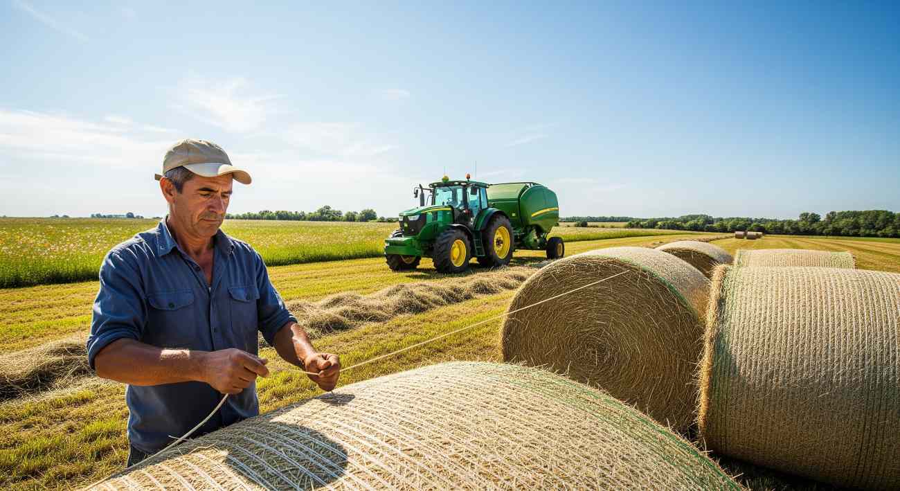 Rinnovabili • Riciclo dei rifiuti plastici agricoli la tecnologia low-cost che trasforma il baling twine in materiali durevoli