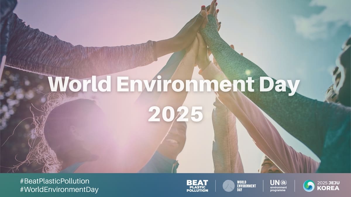 La Giornata Mondiale dell'Ambiente 2025 è dedicata alla lotta all'inquinamento da plastica