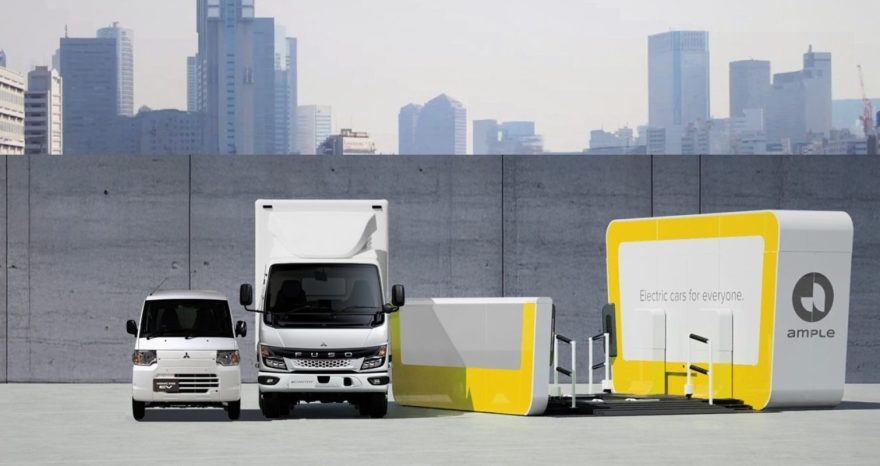 Rinnovabili • Battery swap, a Tokyo il progetto sperimentale per il cambio batteria in 5 minuti