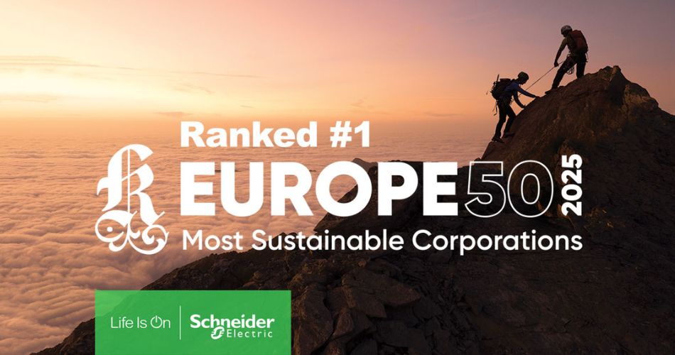 Schneider Electric è l’azienda più sostenibile d'Europa secondo Corporate Knights