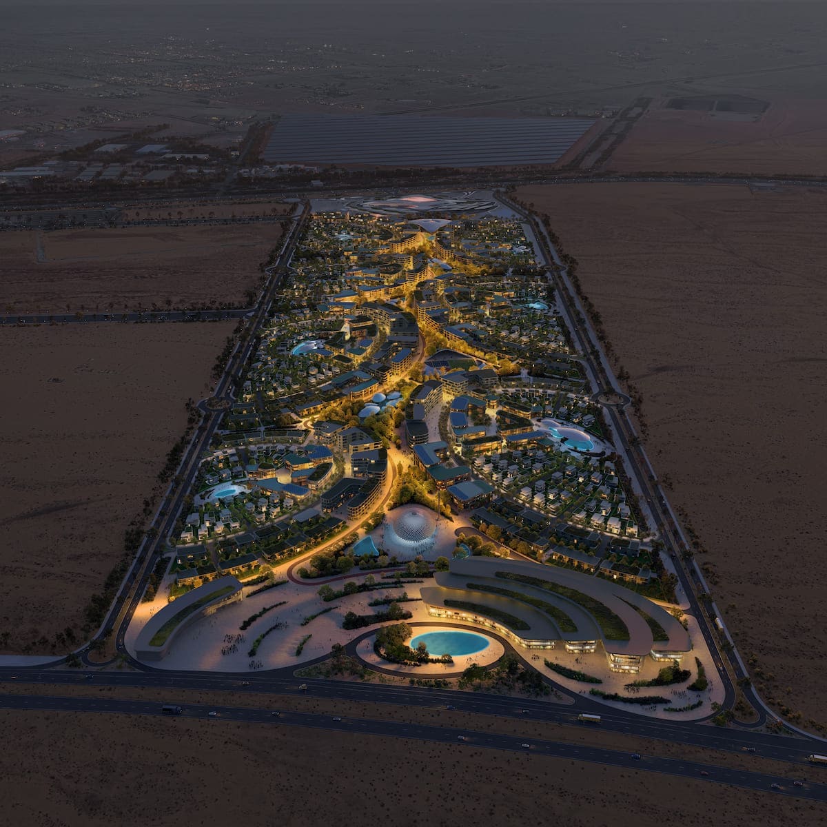 La città sostenibile nel deserto: il progetto di Hadid per BEEAH si amplia
