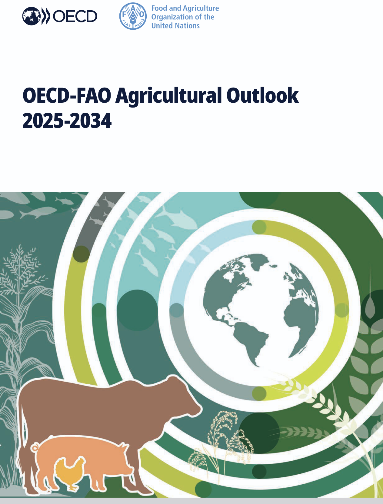 Rapporto OECD-FAO, prospettive globali dell’agricoltura nel periodo 2025-2034