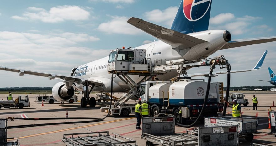 Rinnovabili • Trasporto aereo, critiche all'obbligo del carburante green. IATA contro Bruxelles