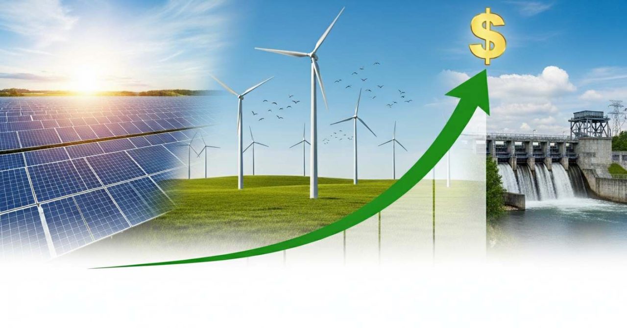 Rinnovabili • Investimenti energie rinnovabili a 386 mld di dollari nel I semestre 2025
